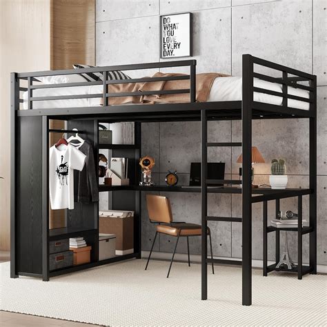 Queen Size Bed Loft Frame