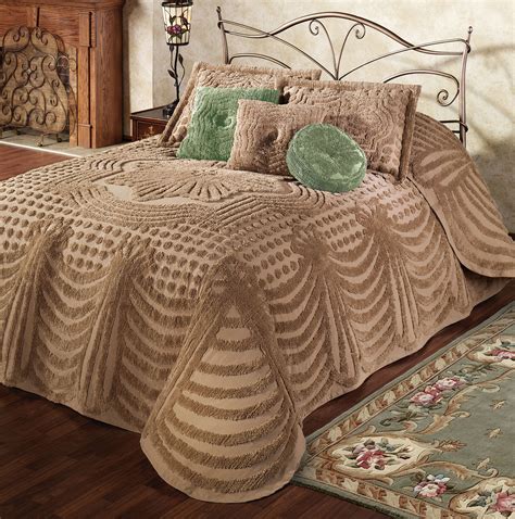queen size chenille bedspreads sale