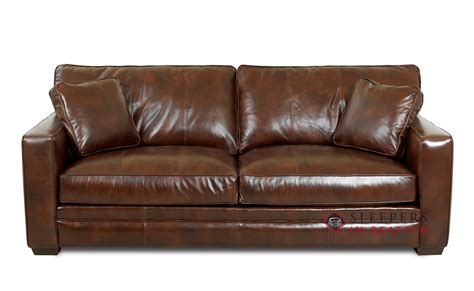 Queen Size Leather Sleeper Sofa