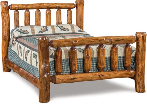 Queen Size Log Bed