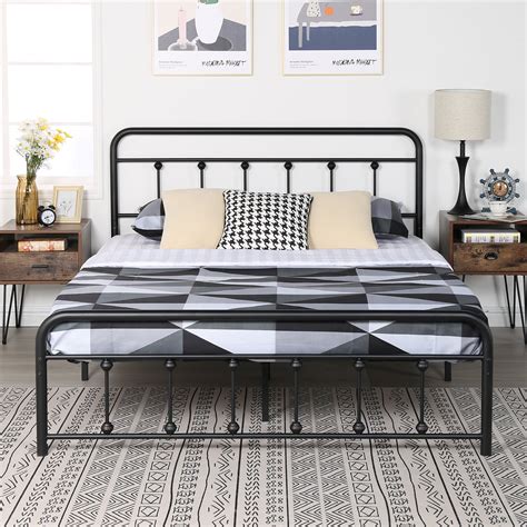 queen size metal bed frame price