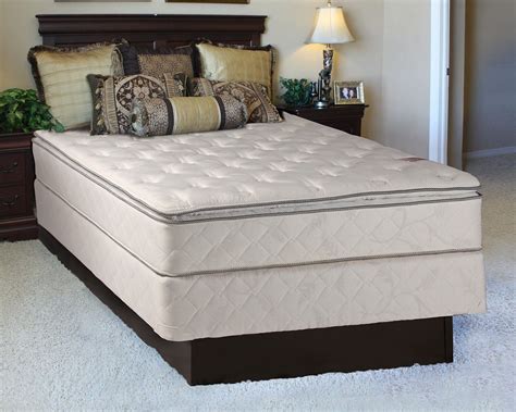 queen size pillow top mattress set