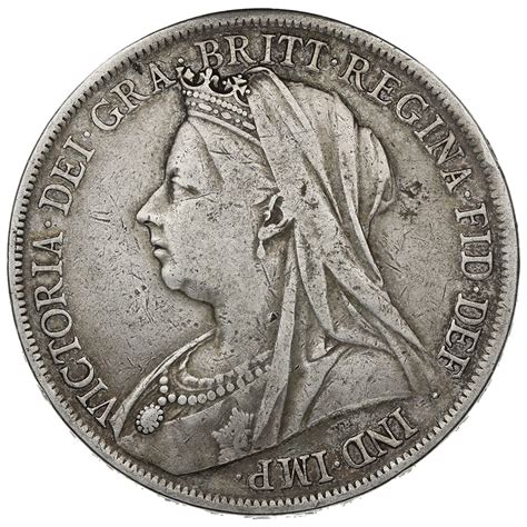 queen victoria crown coin 1900