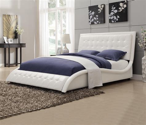 queen white bed frame