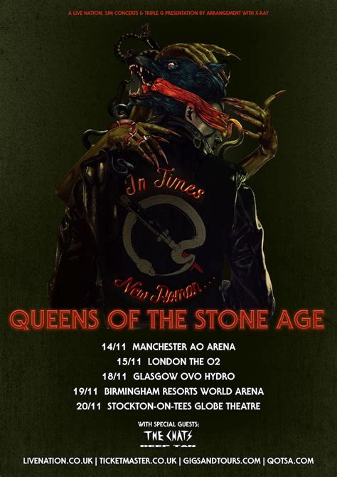 queens of the stone age nz tour tickets