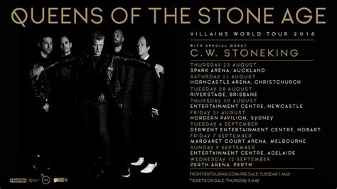 queens of the stone age tickets sydney