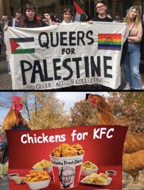 queers for palestine chickens for kfc