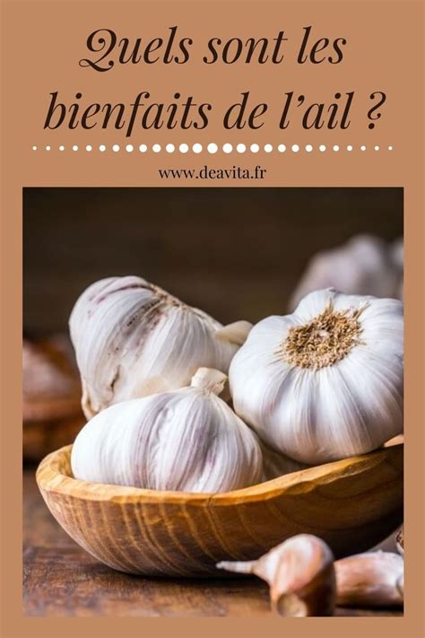 quels sont les bienfaits de l'ail