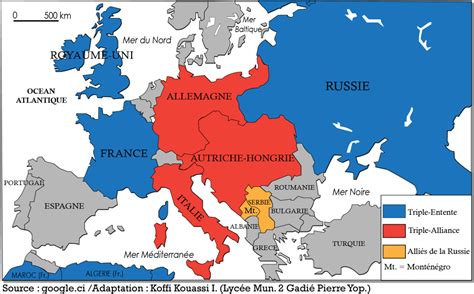 quels sont les pays de l'entente