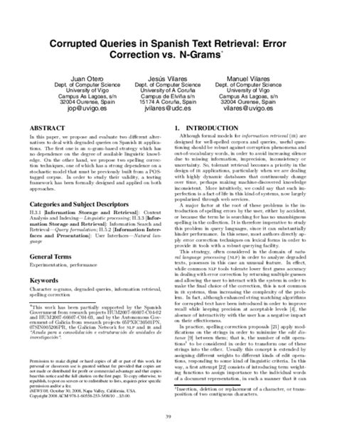 queries in spanish