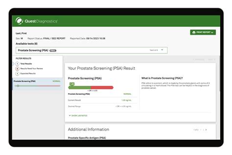 Quest Test Code For Psa Screening