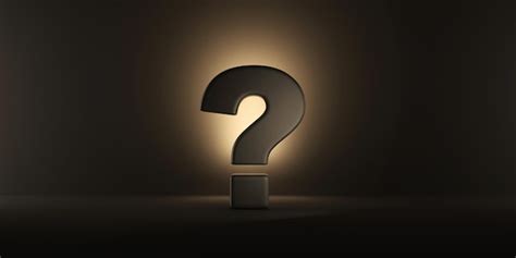 Question Mark Dark Background