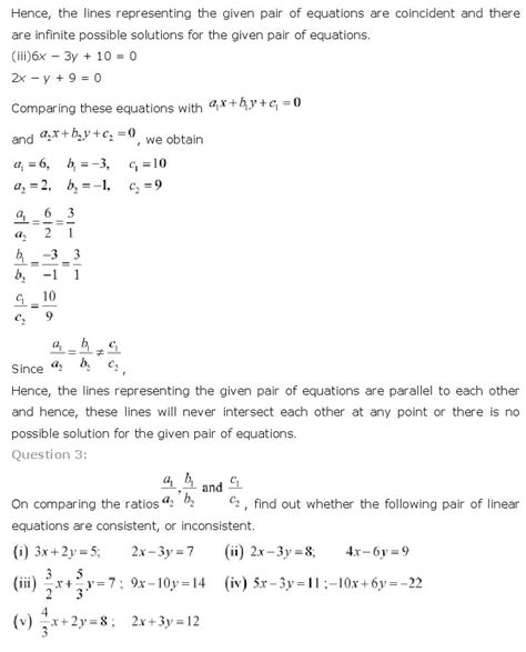 Question Paper Of Linear Equation In Two Variables Class 10