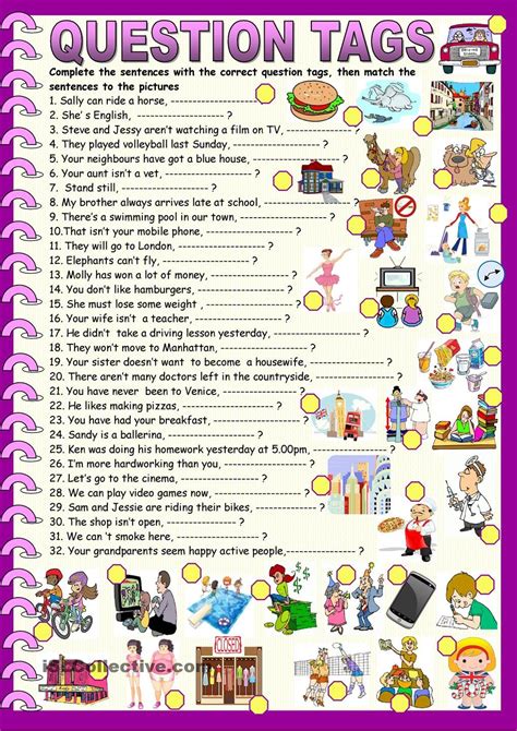 Question Tags Rules And Exercises