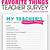 questionnaire for teachers favorite things