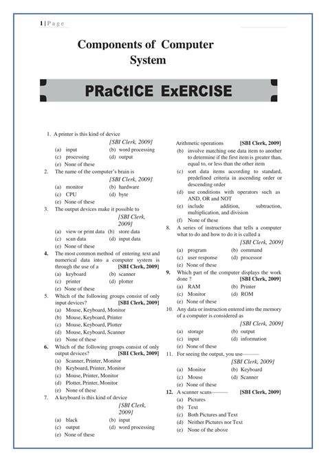 Questions About Computer Components