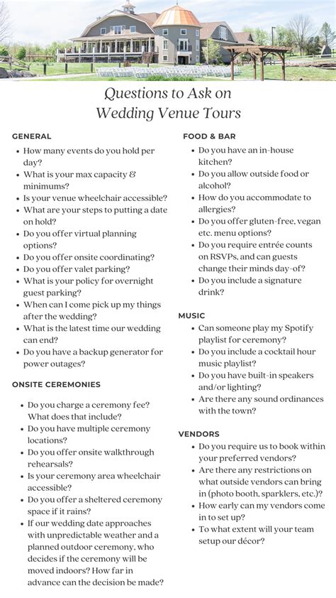 questions about tours