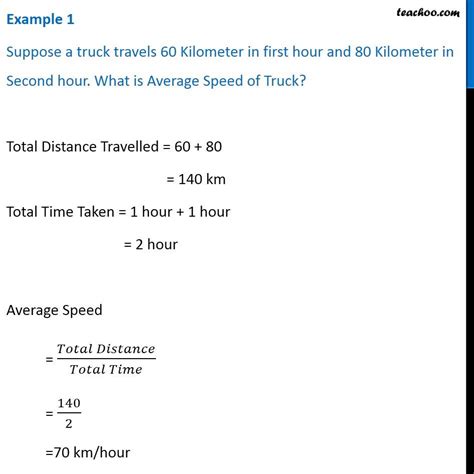 questions based on average speed class 11