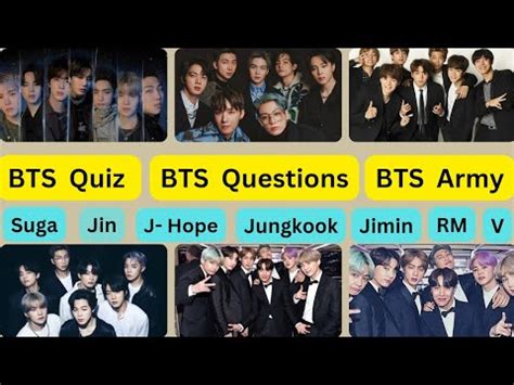 BTS Quizzes ARMY's Amino