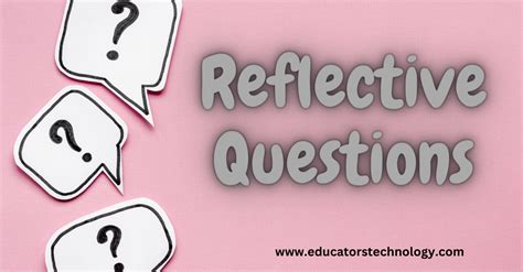 Questions For Reflection