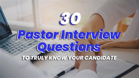 questions to ask a preacher in an interview