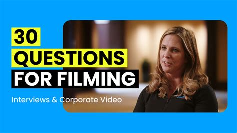 Questions To Ask When Filming A Documentary