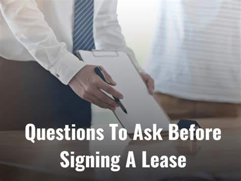3 Questions You Should Ask Before Signing A Commercial Lease