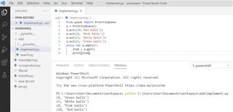 queue priorityqueue python example