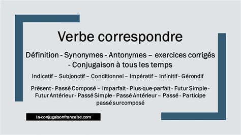 Qui Correspond Synonyme