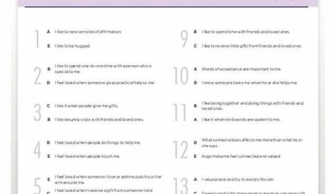 5 love languages test Fill out & sign online DocHub