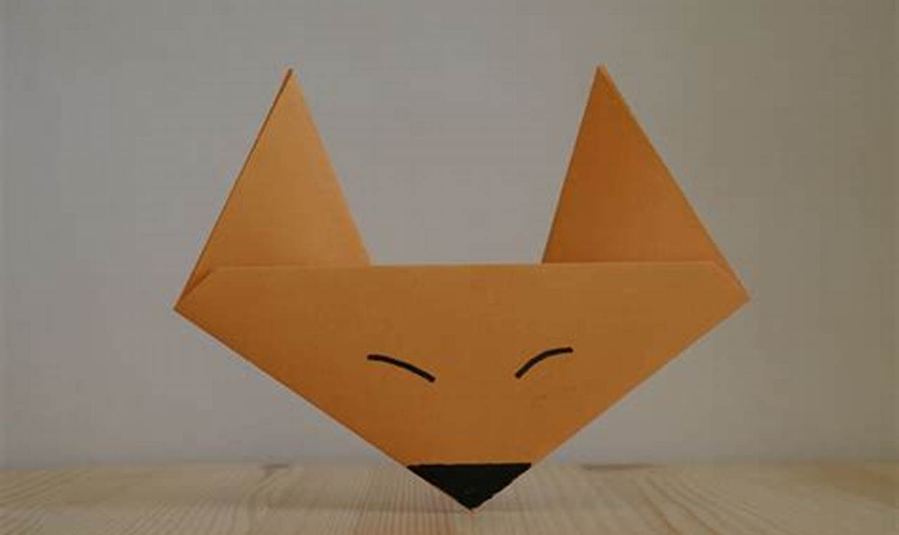 quick and easy origami fox