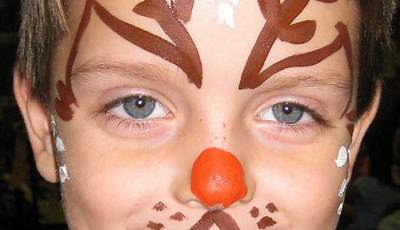 Quick Christmas Face Painting