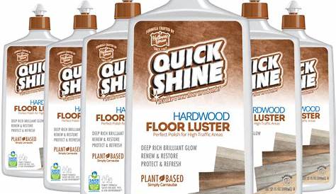 Quick Shine High Traffic Hardwood Floor Luster and Polish, 64 oz