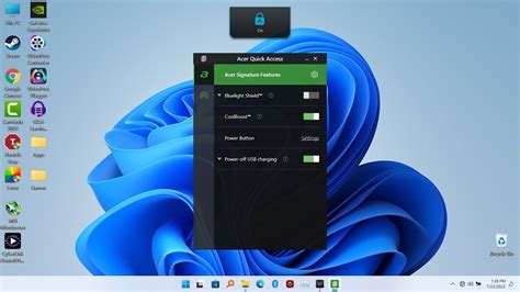quick access acer windows 11
