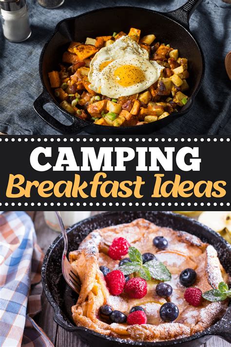 quick and easy camping breakfast ideas