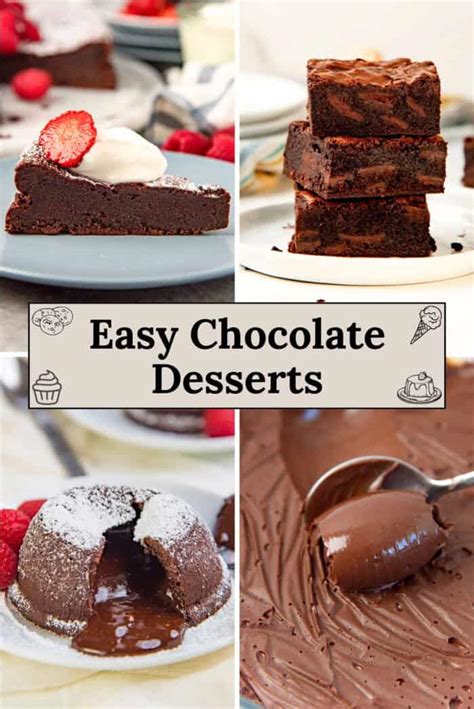 Quick Chocolate Desserts For Two