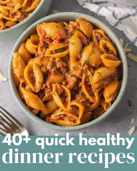 Quick Dinner Recipes For 4