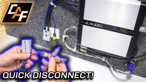 Quick Disconnect For Amplifier Hookups