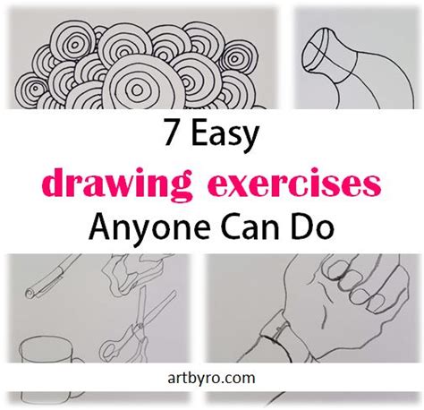 quick drawing exercises