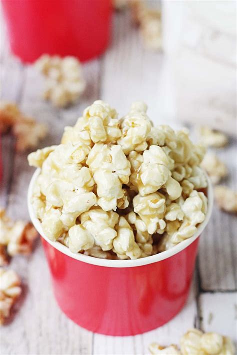 quick easy caramel popcorn