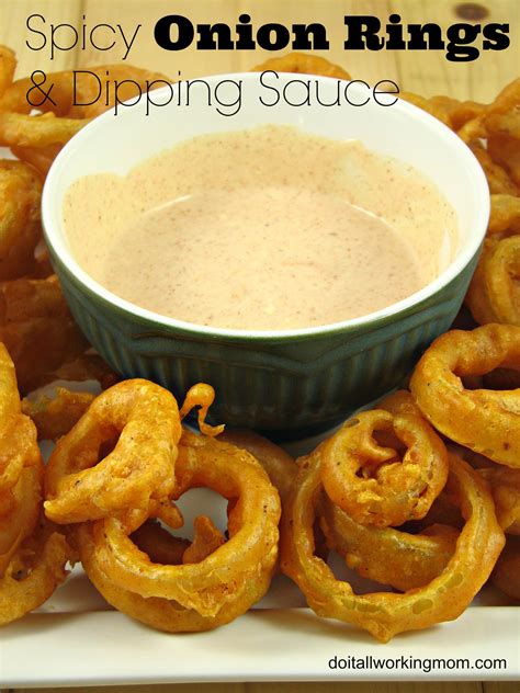 Quick Onion Ring Dip
