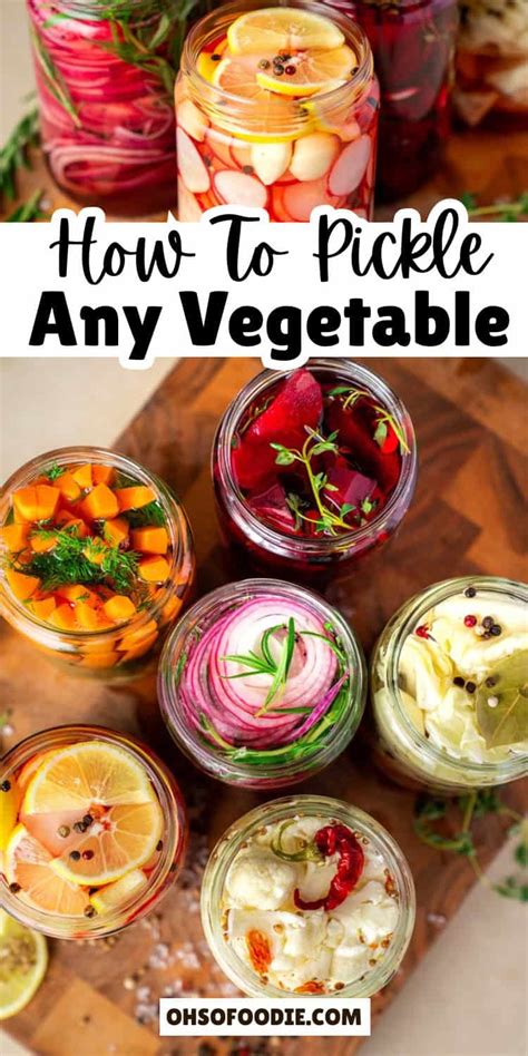 Quick Pickle Any Vegetable