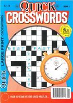 Quick Reading Magazines Crossword