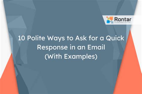 quick response examples