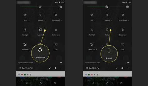 quick settings menu android
