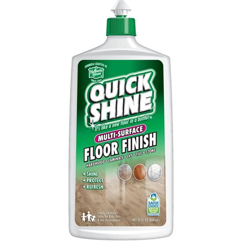 Revitalize Your Floors with Quick Shine Multi-Surface Floor Finish - A Top-Notch Solution for a Lasting Shine!