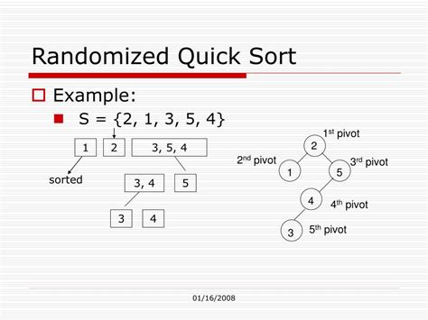 quick sort algorithm with example ppt