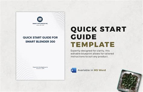 Quick Start User Guide Template