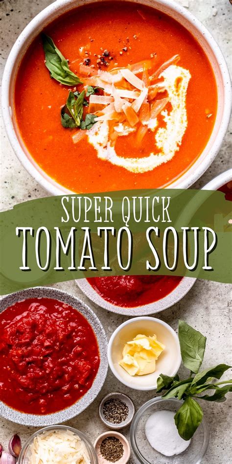 quick tomato soup recipe with tomato paste