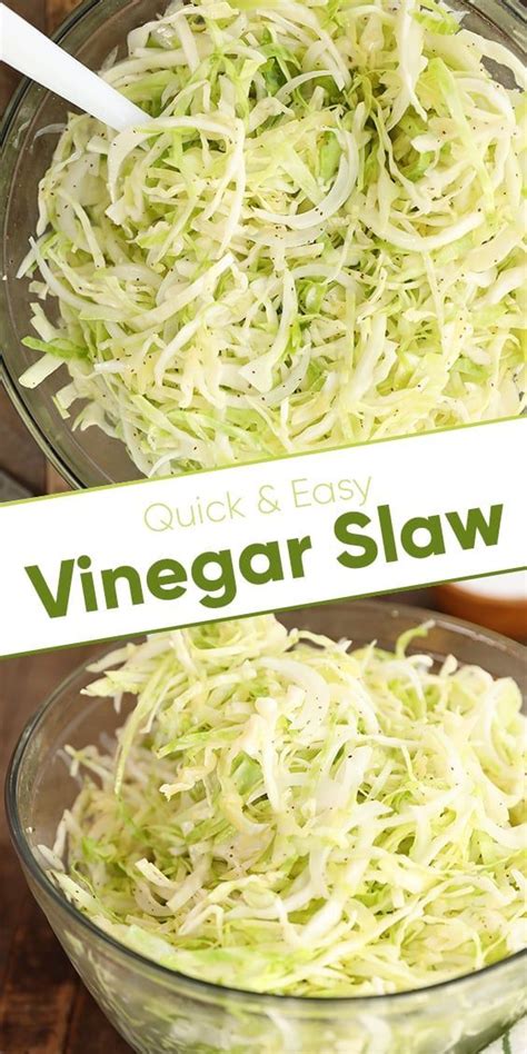 Quick Vinegar Slaw Dressing